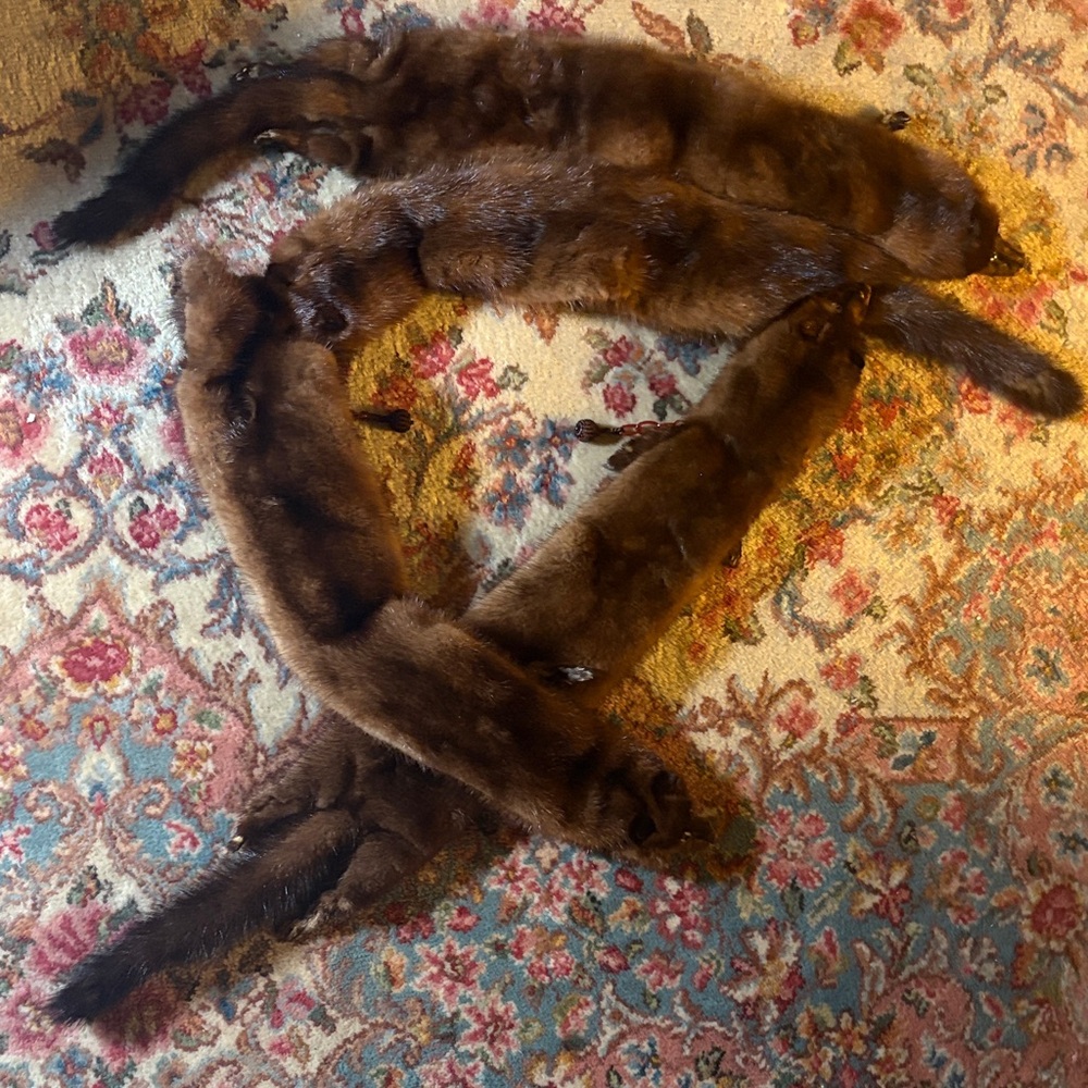 Vintage mink stole